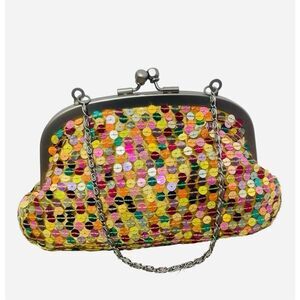 Sequin Multicolored Clutch